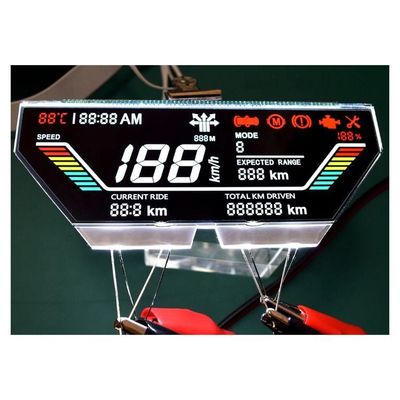 5.0V Positive LCD Display Vacuum Fluorescent Display Panel Customized