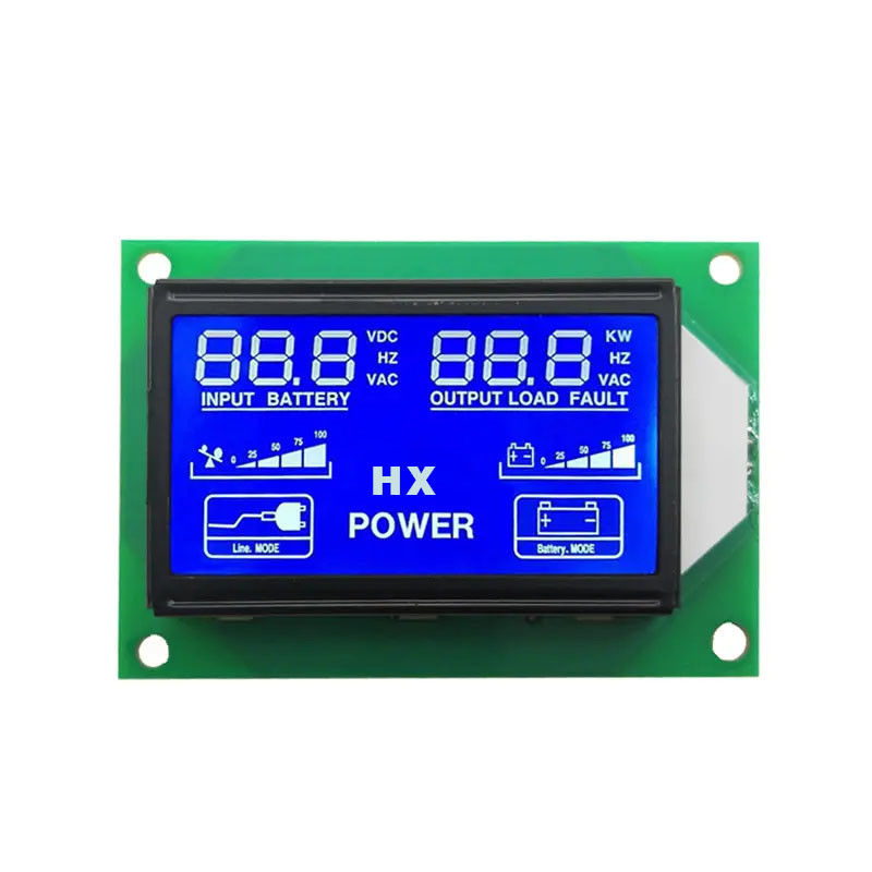 Customized HTN LCD Display Screen With Full Or Semi Transparent Display Mode