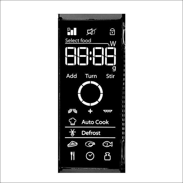 250Nits Brightness VA LCD Display With 3.0V Voltage Energy Efficient
