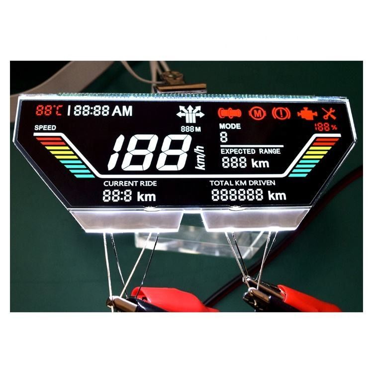 5.0V Positive LCD Display Vacuum Fluorescent Display Panel Customized