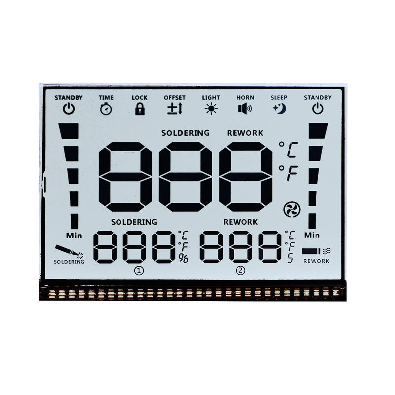 20 Watts Power Consumption TN LCD Display with Customized Design and 1/3 Bias